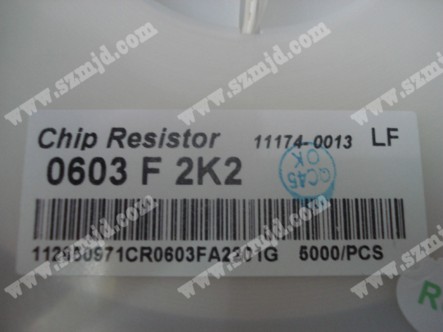 芯片電阻 Chip resistor 0603 F2K2