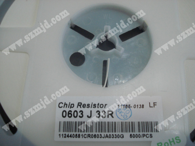 芯片電阻 Chip resistor  0603 J 33R