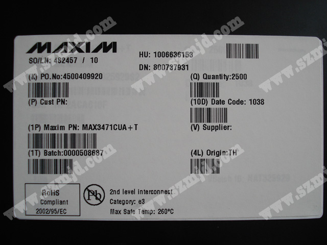 MAX3471CUA