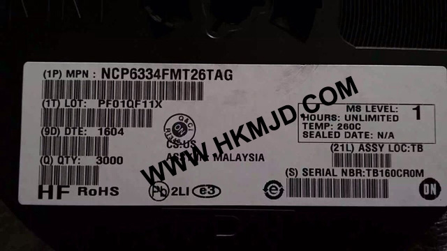 NCP6334FMT26TAG