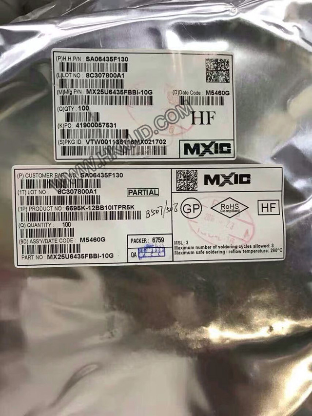 MX25U6435FBBI-10G